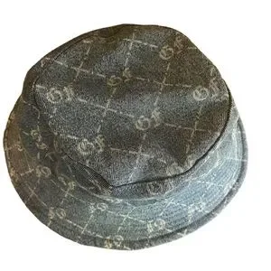 GRLFRND Carly Logo Denim Bucket Hat monogram cap blogger TikTok favorite top NWT GRLFRND | Accessories | Grlfrnd Carly Logo Denim Bucket Hat  main image 3